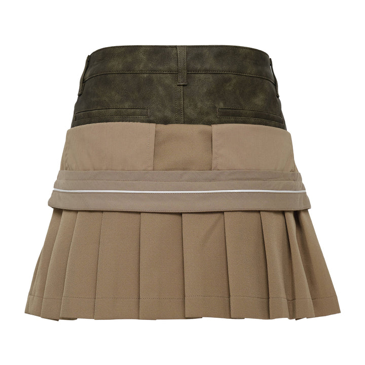 Inside Out Pleats Skirt