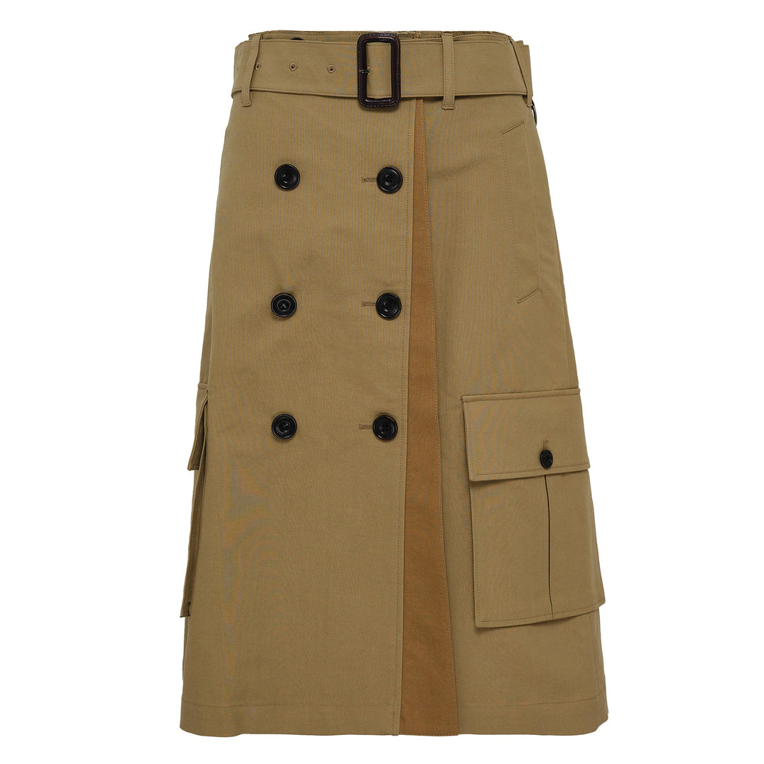 Trench Pleats Skirt