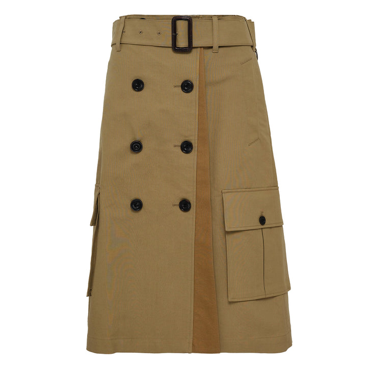 Trench Pleats Skirt