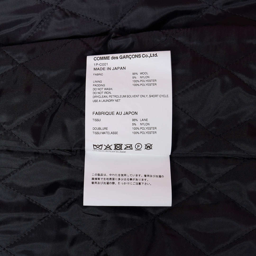 Tweed Herringbone Double-Breasted Coat