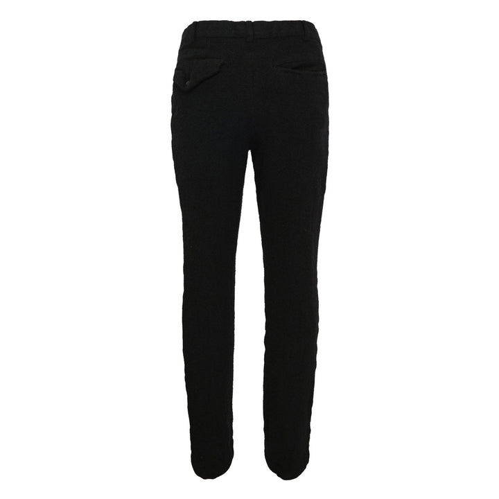 Wool Nylon Tweed Straight Pants