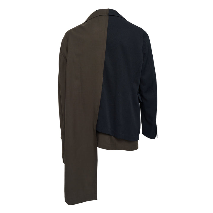 Polyester Gabardine x Wool Jacket