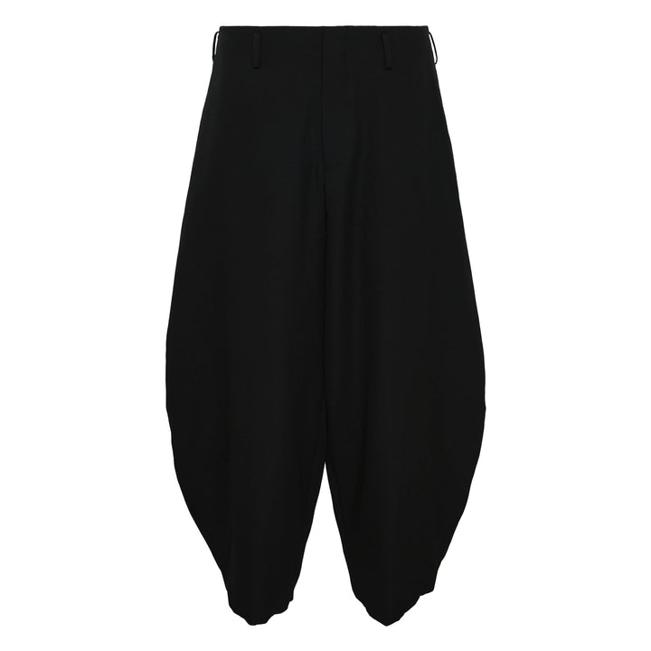 Wool Gabardine Balloon Pants