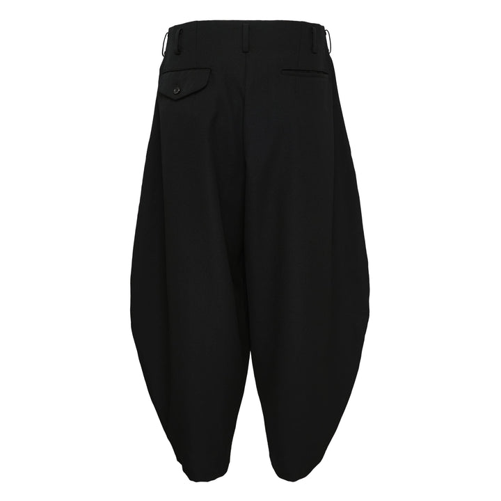 Wool Gabardine Balloon Pants