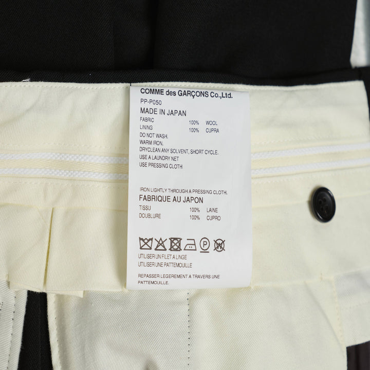 Wool Gabardine Balloon Pants