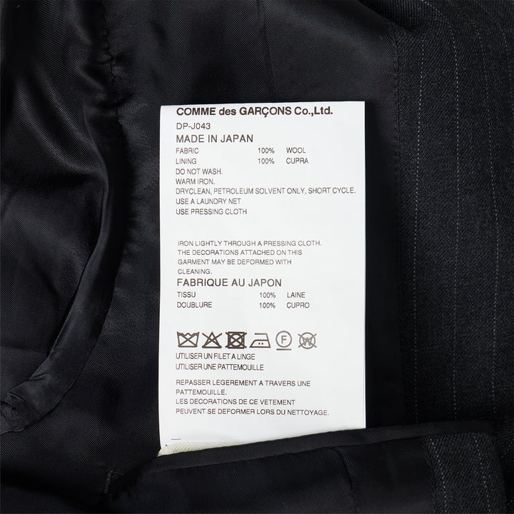 Wool Herringbone Pocket Jacket