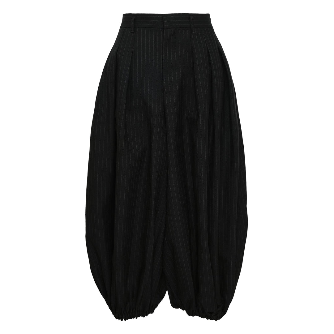 Wool Basket Stripe Pants