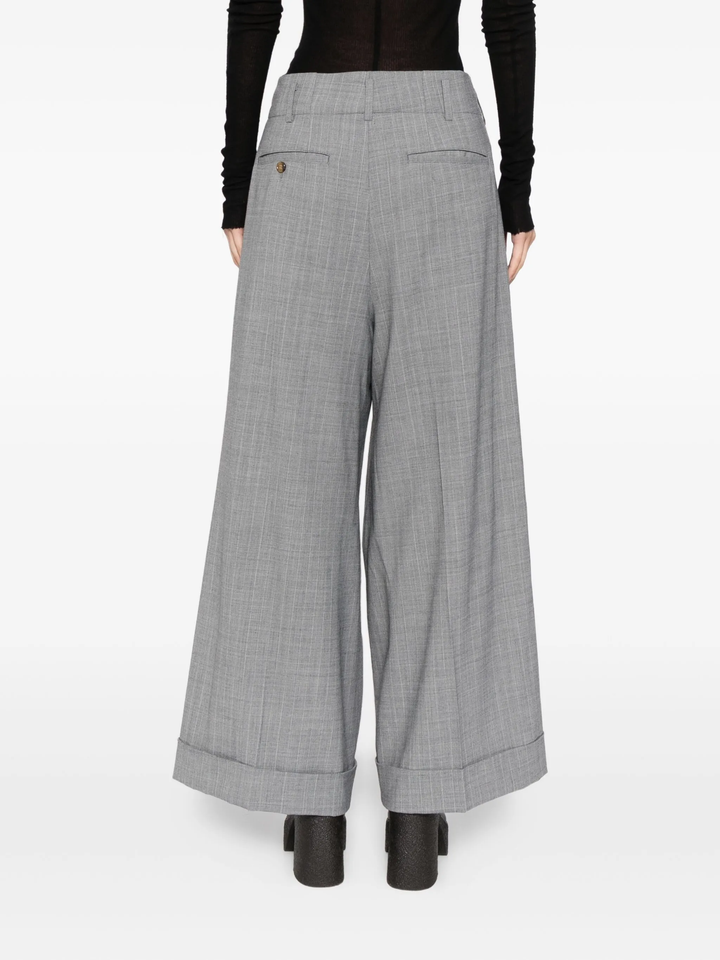 Wool Flared Pants