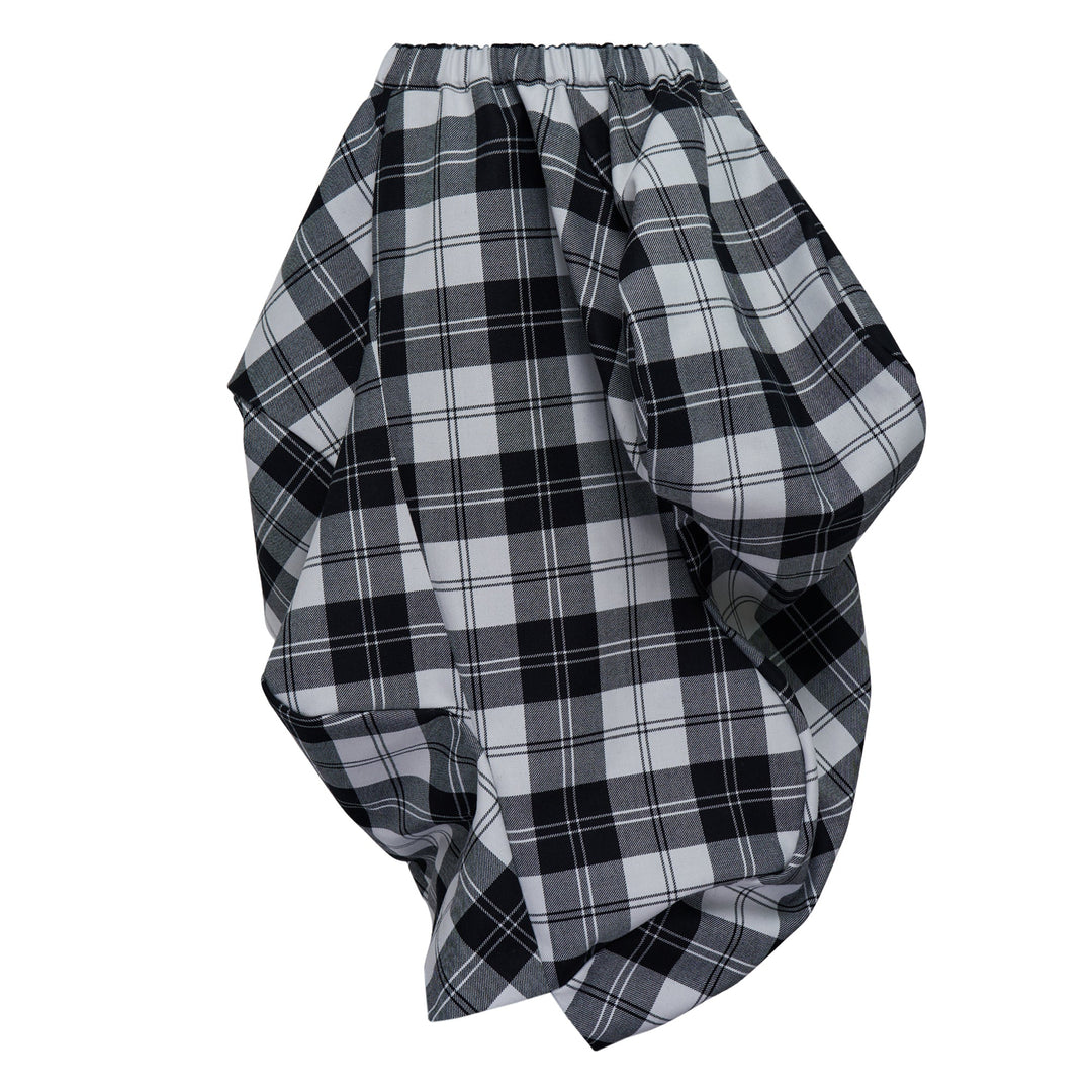 Wool Tartan Check 5 Pattern Skirt