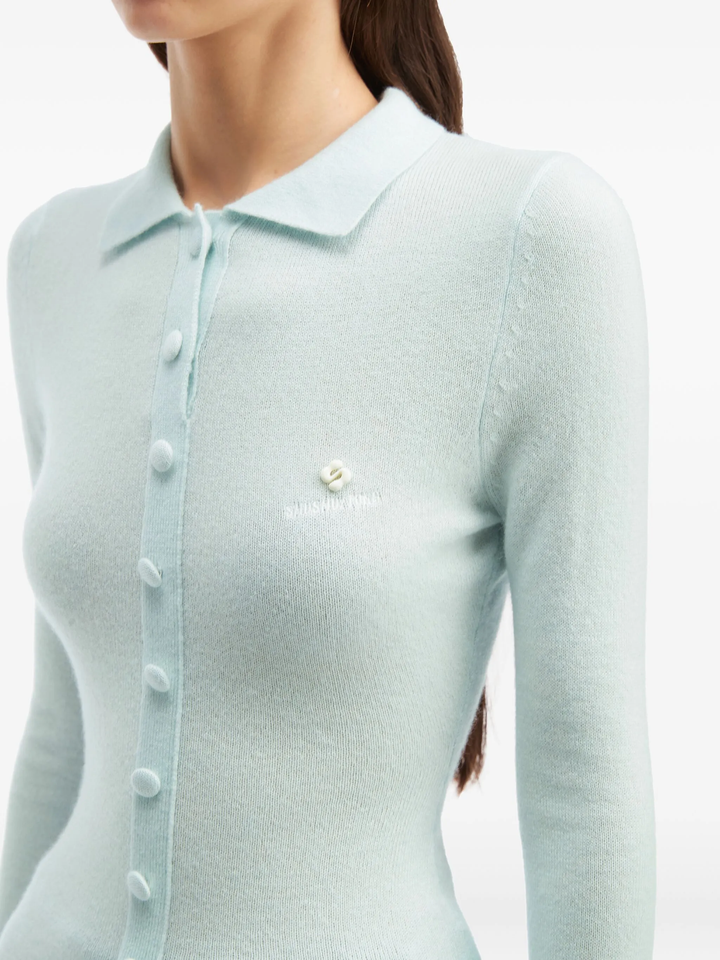 Lapel Fitted Cardigan