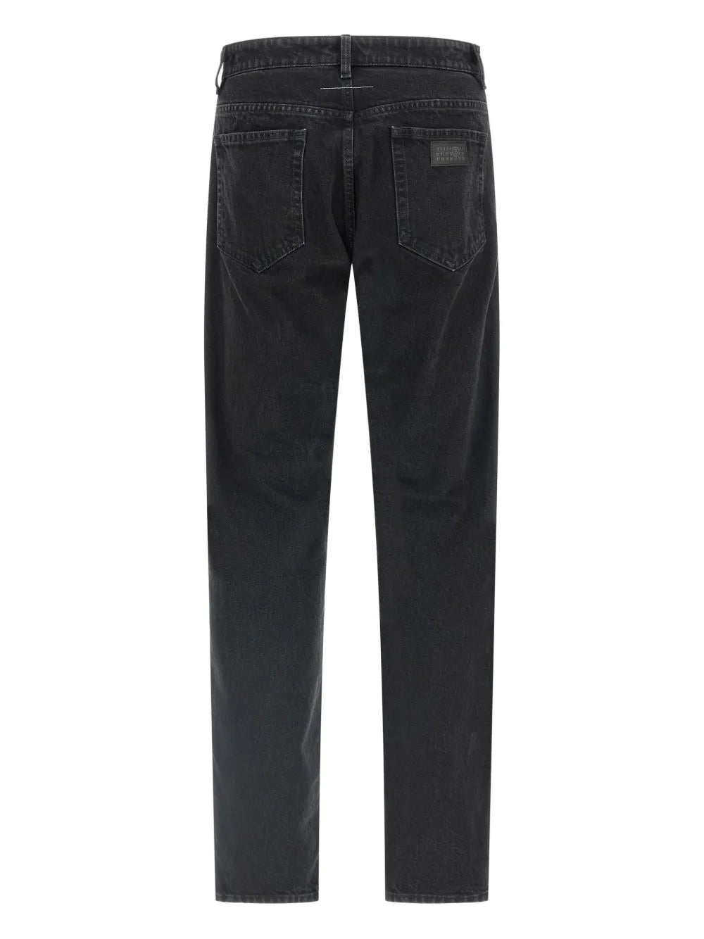 Black Denim 5 Pocket Pants