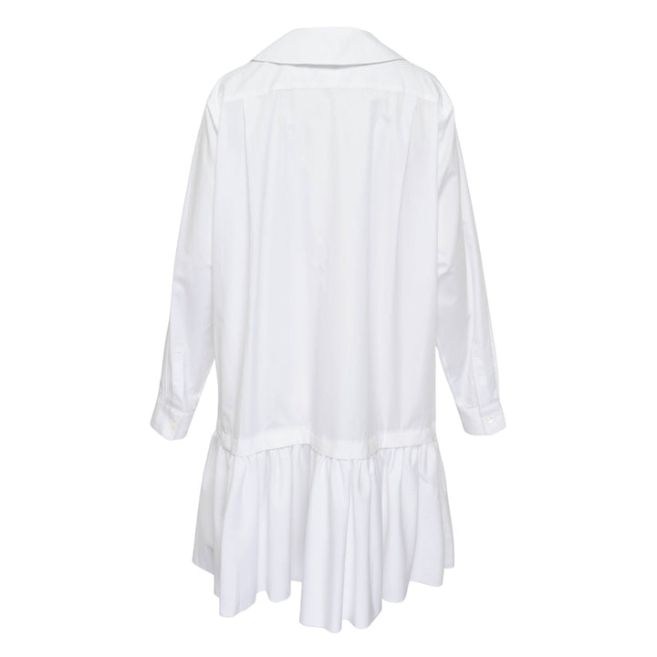 Frilled Hem Long Blouse