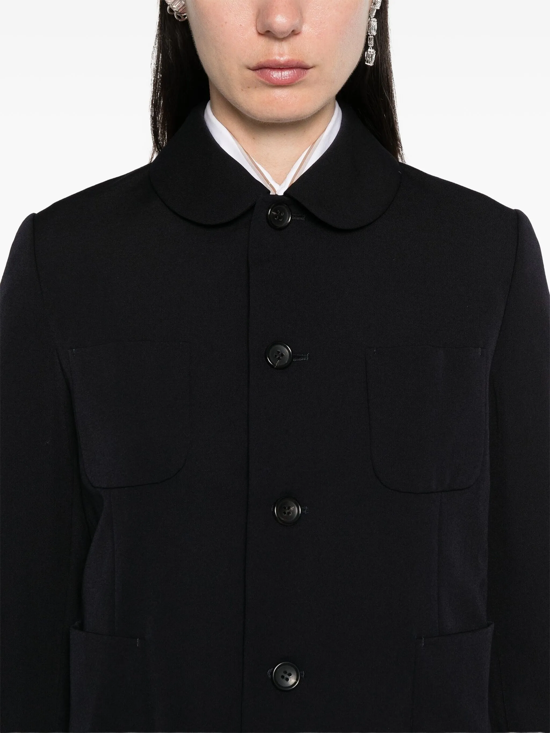 Teiban Round Collar Jacket
