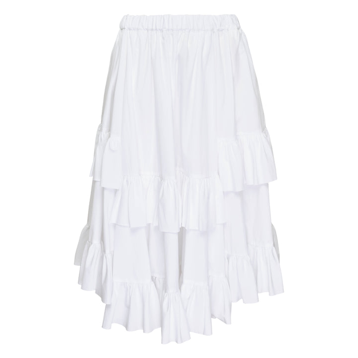 Teiban Ruffled Midi Skirt