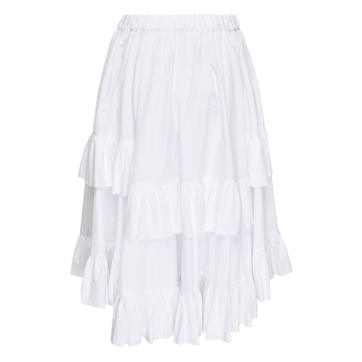 Teiban Ruffled Midi Skirt