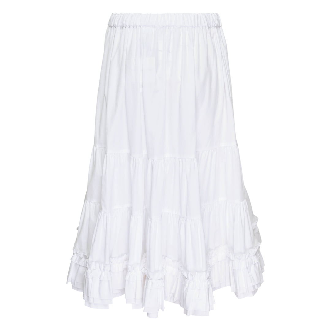 Tiered Frilled Hem Skirt