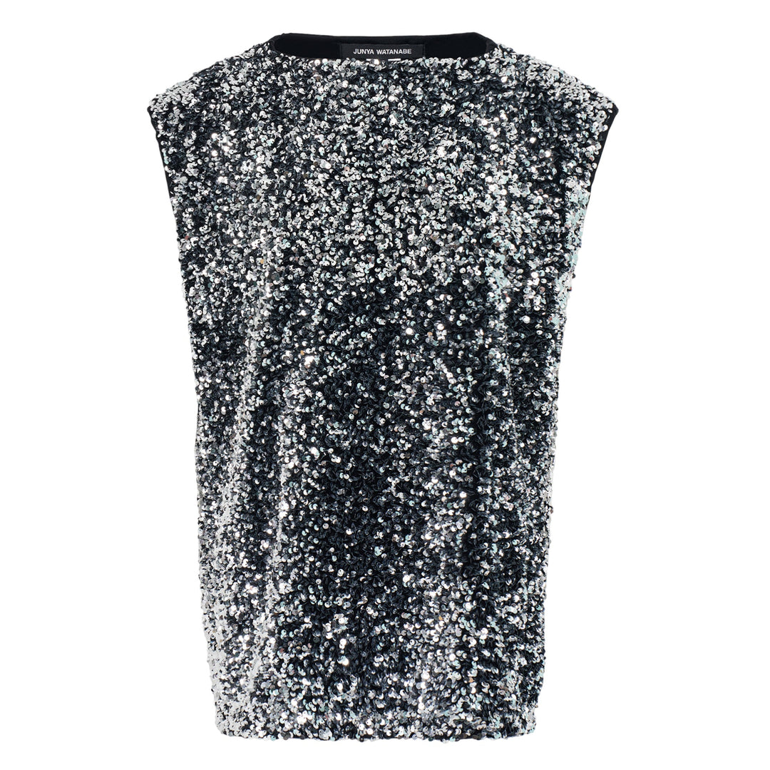 Polyester Polyurethane Sequins Top