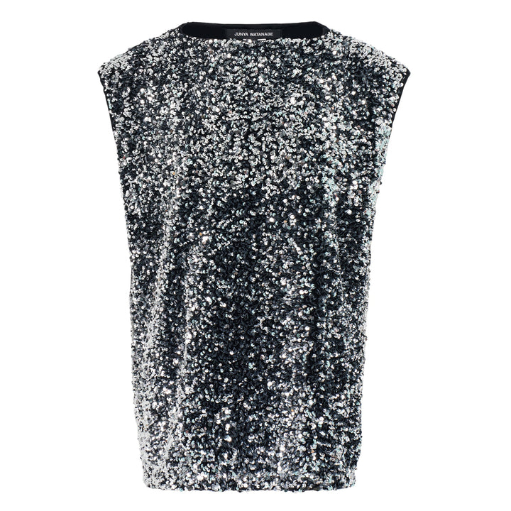 Polyester Polyurethane Sequins Top
