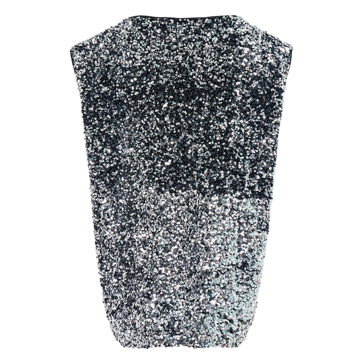 Polyester Polyurethane Sequins Top