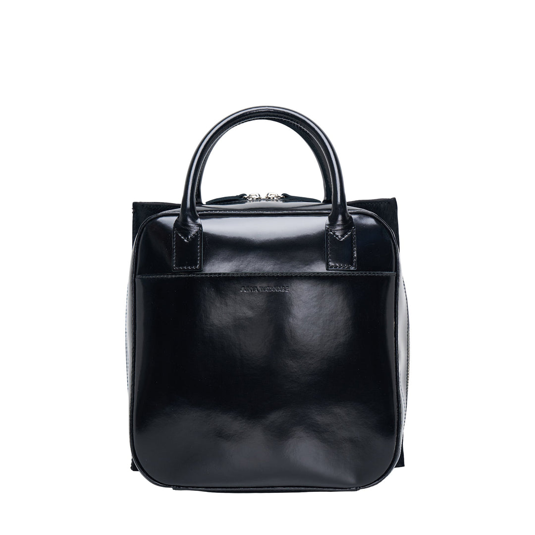 Glazed Leather Hairhide Crossbody