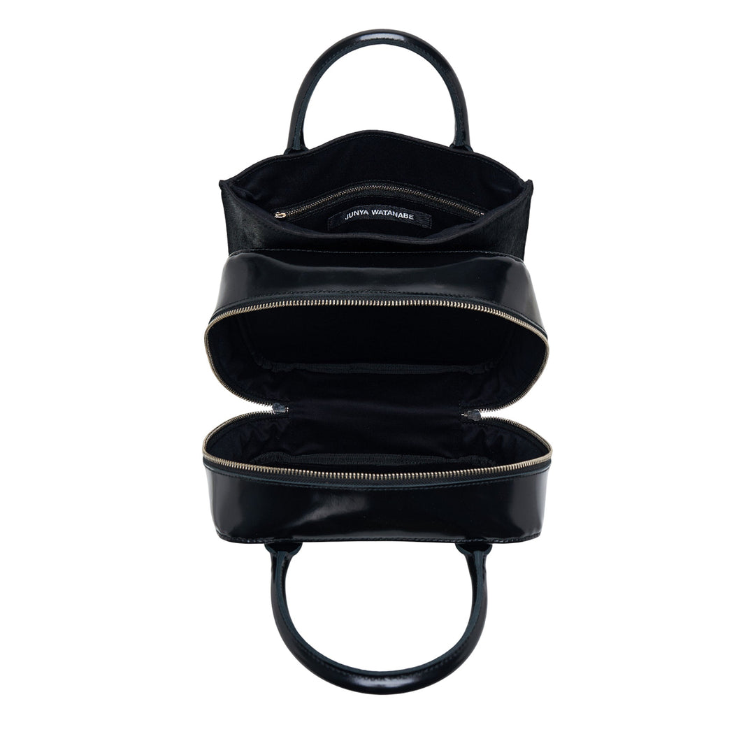 Glazed Leather Hairhide Crossbody