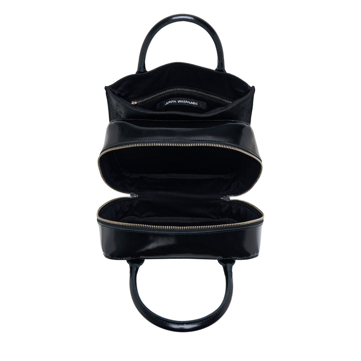 Glazed Leather Hairhide Crossbody