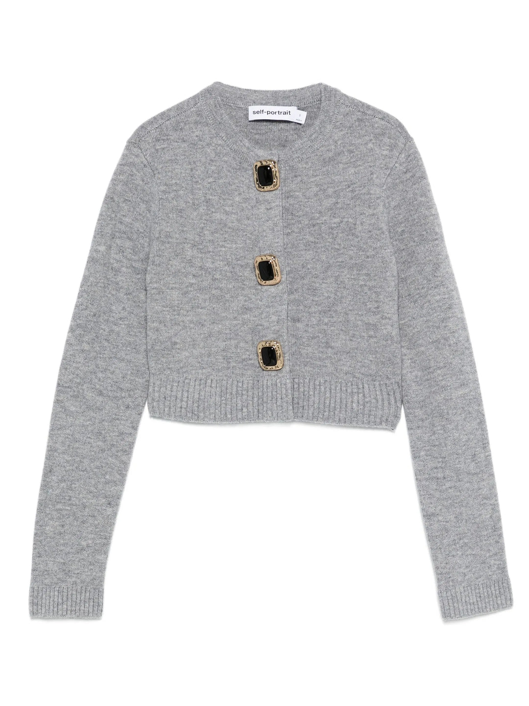 Grey Wool Cardigan