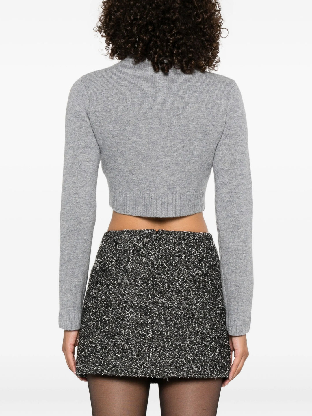 Grey Wool Cardigan