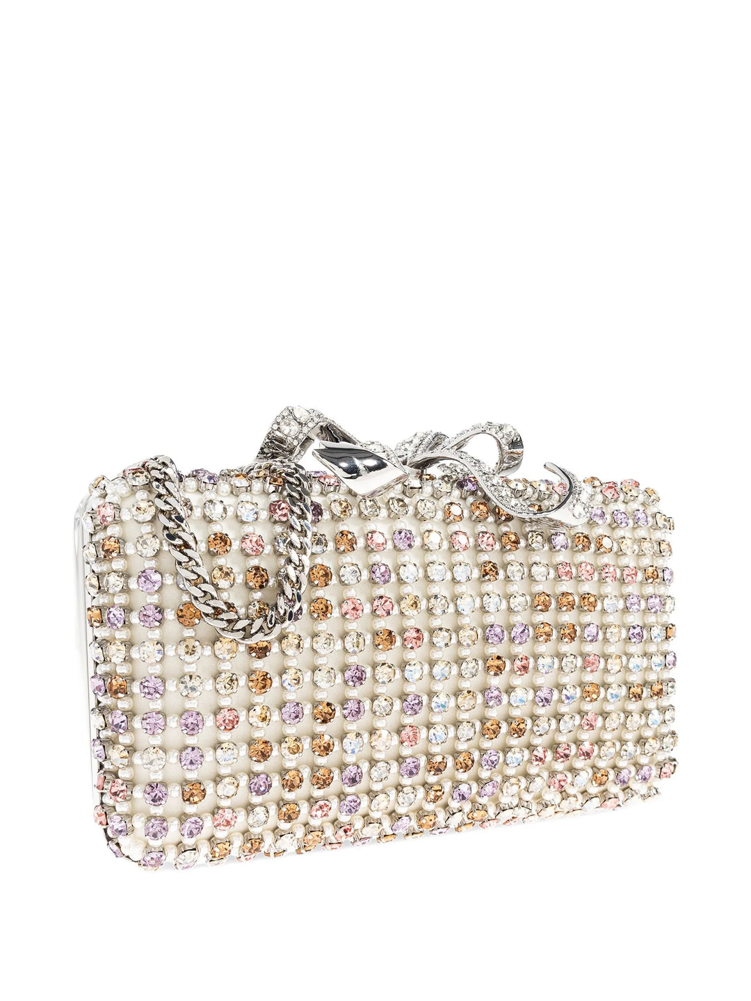 Multi Crystal Clutch Bag