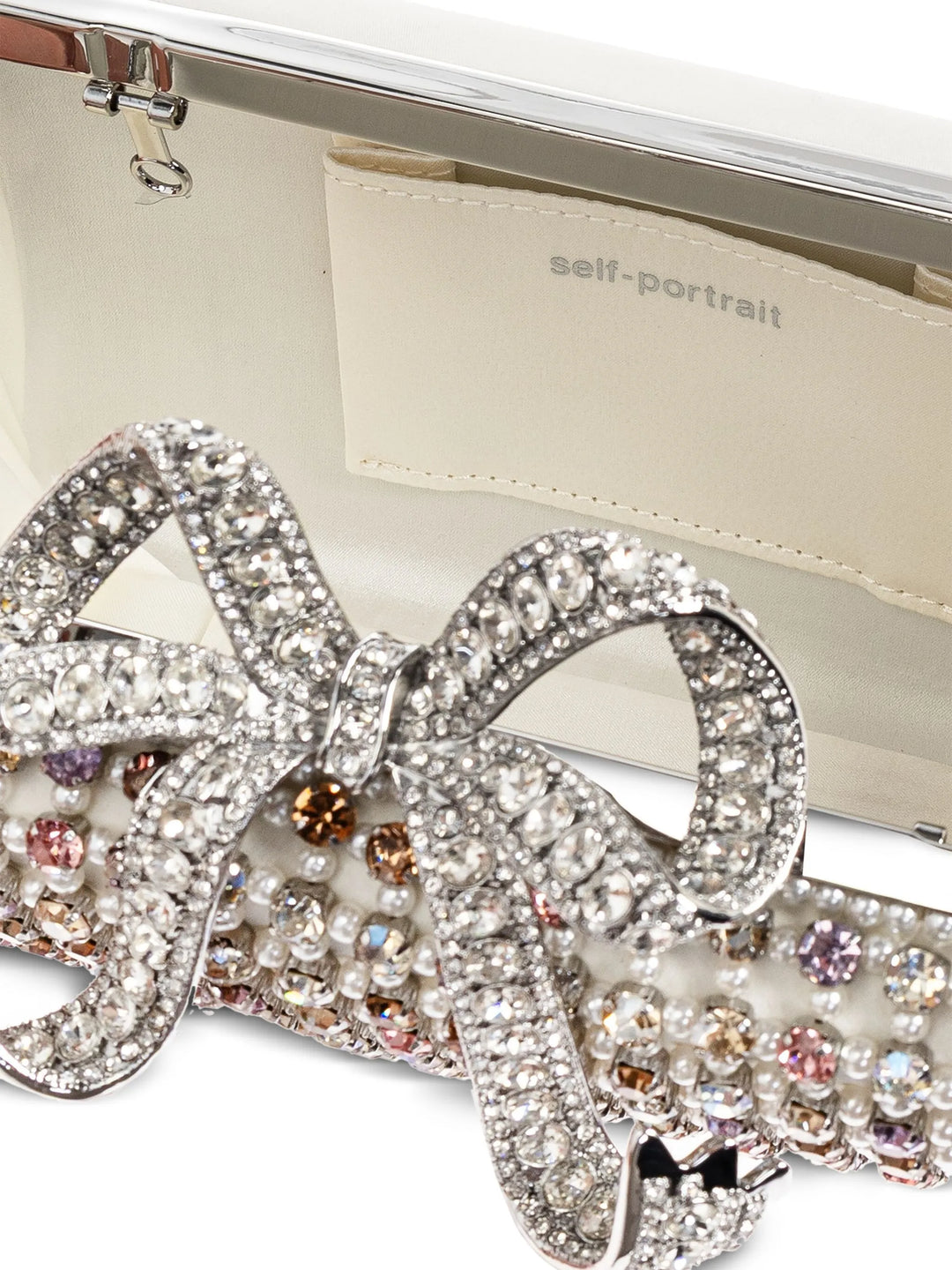 Multi Crystal Clutch Bag