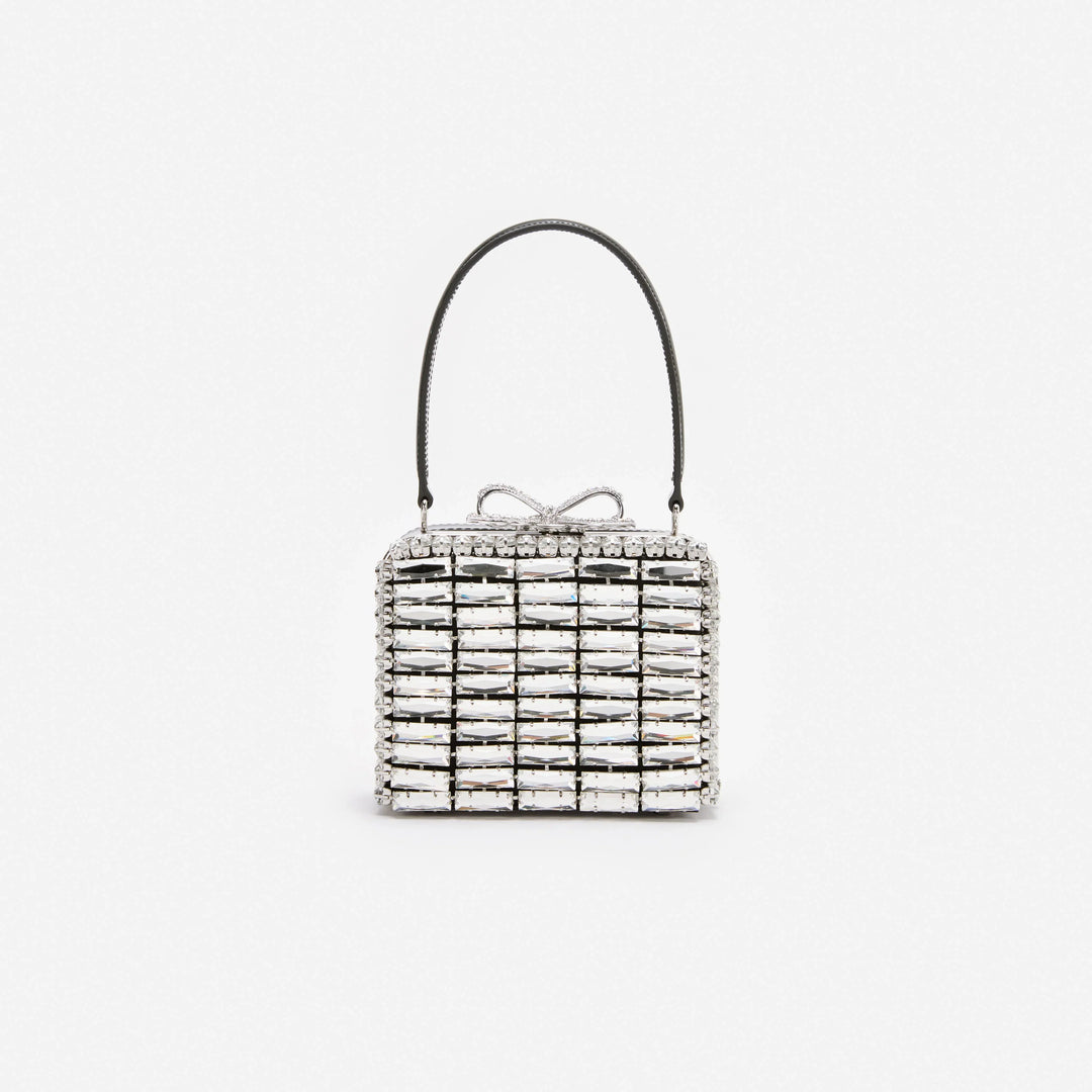 Silver Crystal Micro Bag