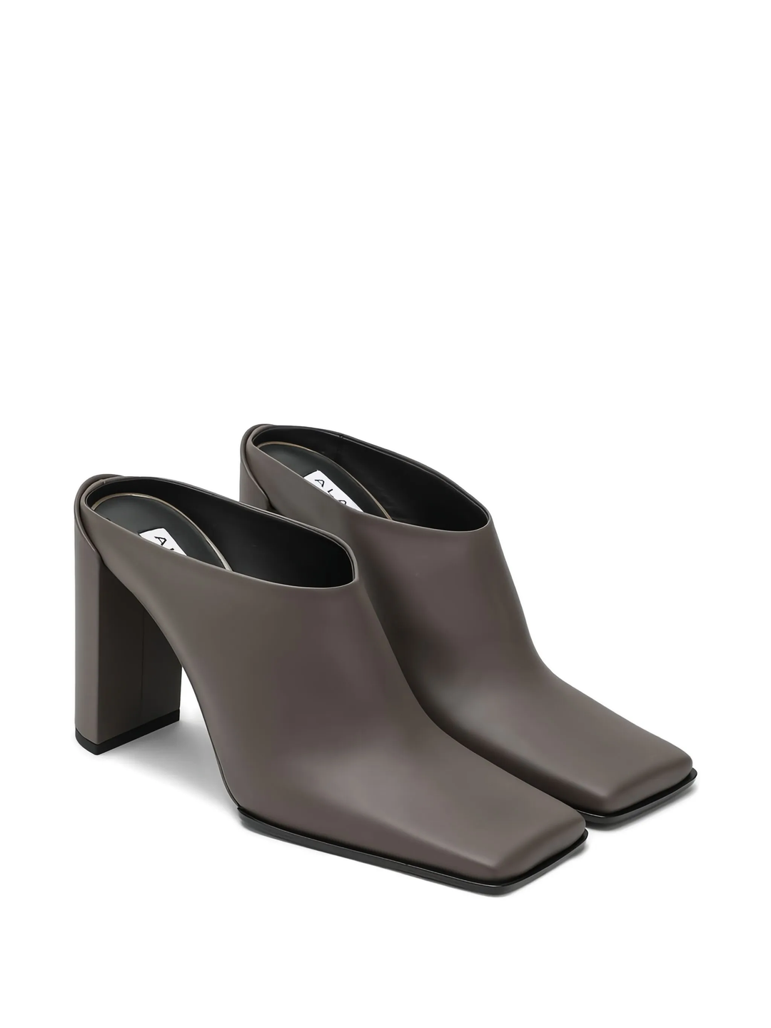 Mules 90 Shiny Calfskin