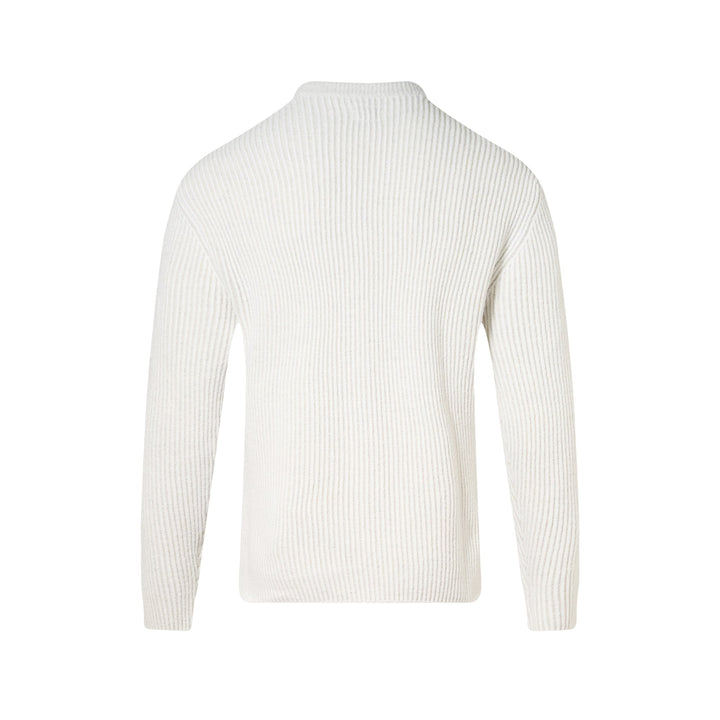 Fleece Knit Crewneck Sweater