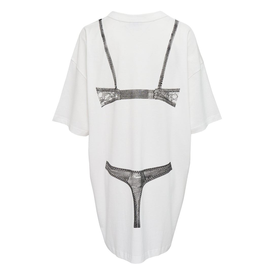 Women Trompe Loeil Tall Tee