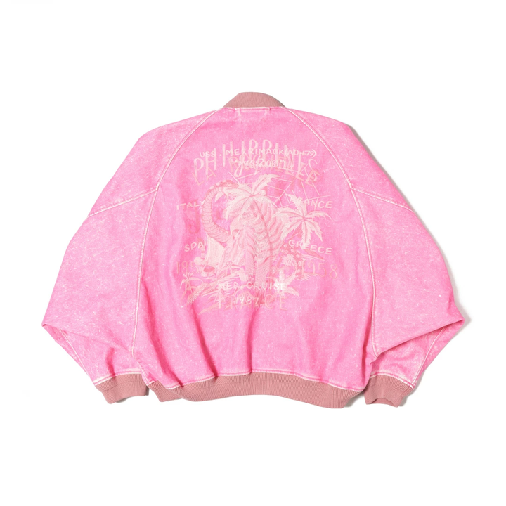 Flocked Deinm Souvenir Jacket