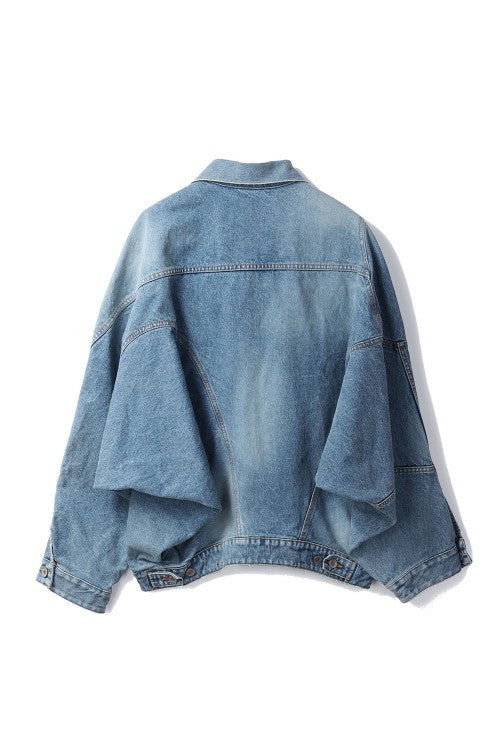 Distorted Cutting Denim Jacket