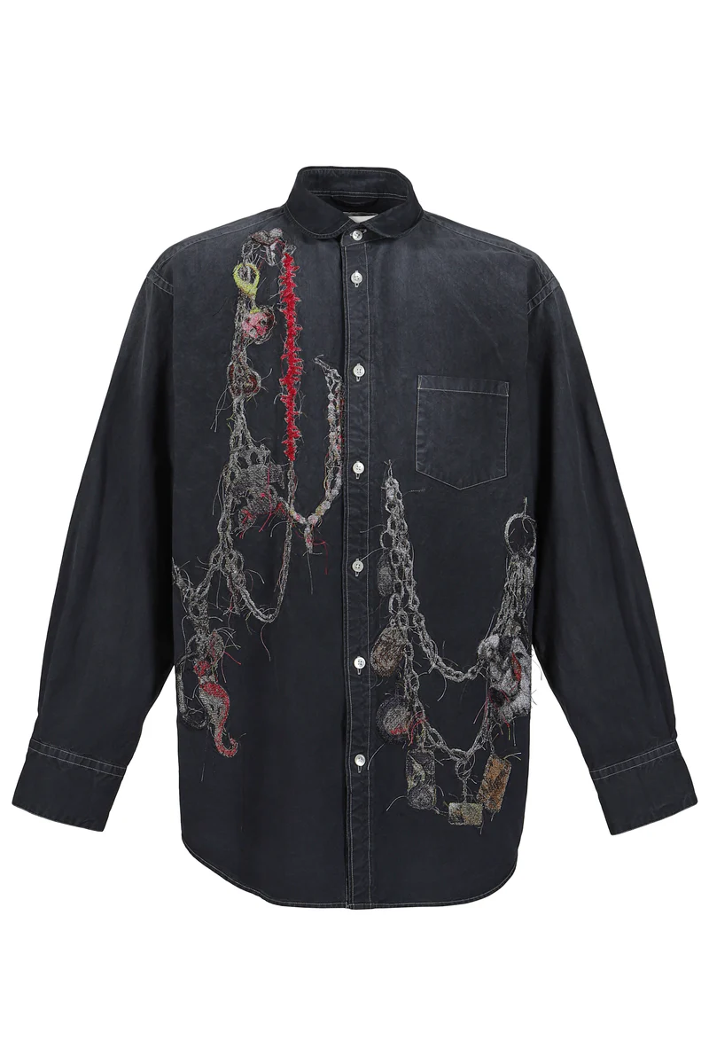 Embroidered Chain Shirt