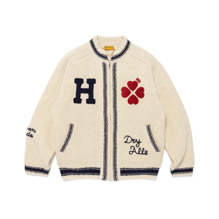 Zip-Up Knit Jacket
