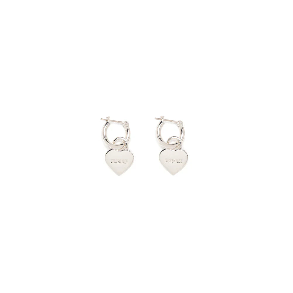Heart Silver Earrings