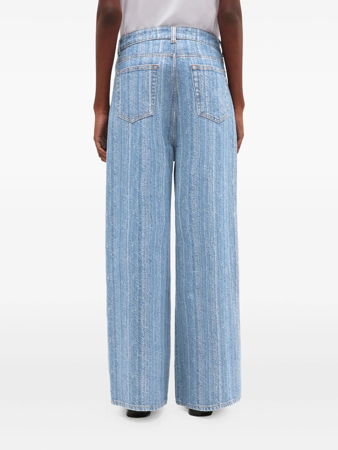 Structured Denim Double Fly