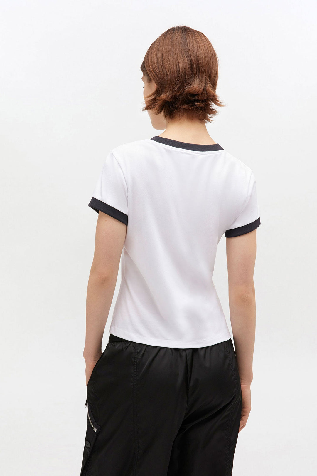 Basic Cotton Jersey Kitty Fit Tee