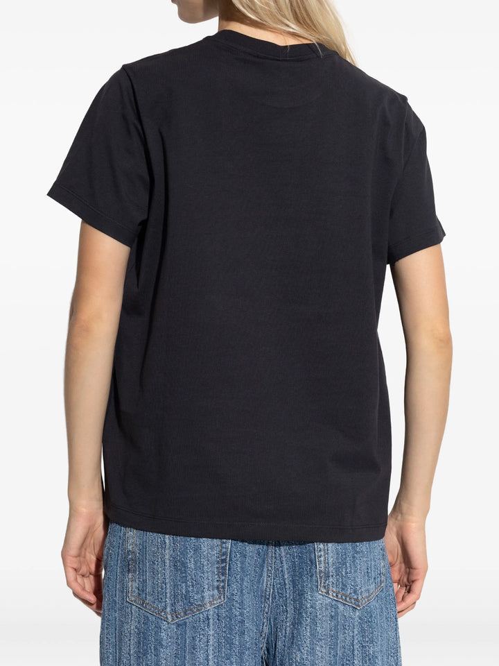 Basic Cotton Jersey Neon Kitty T-Shirt