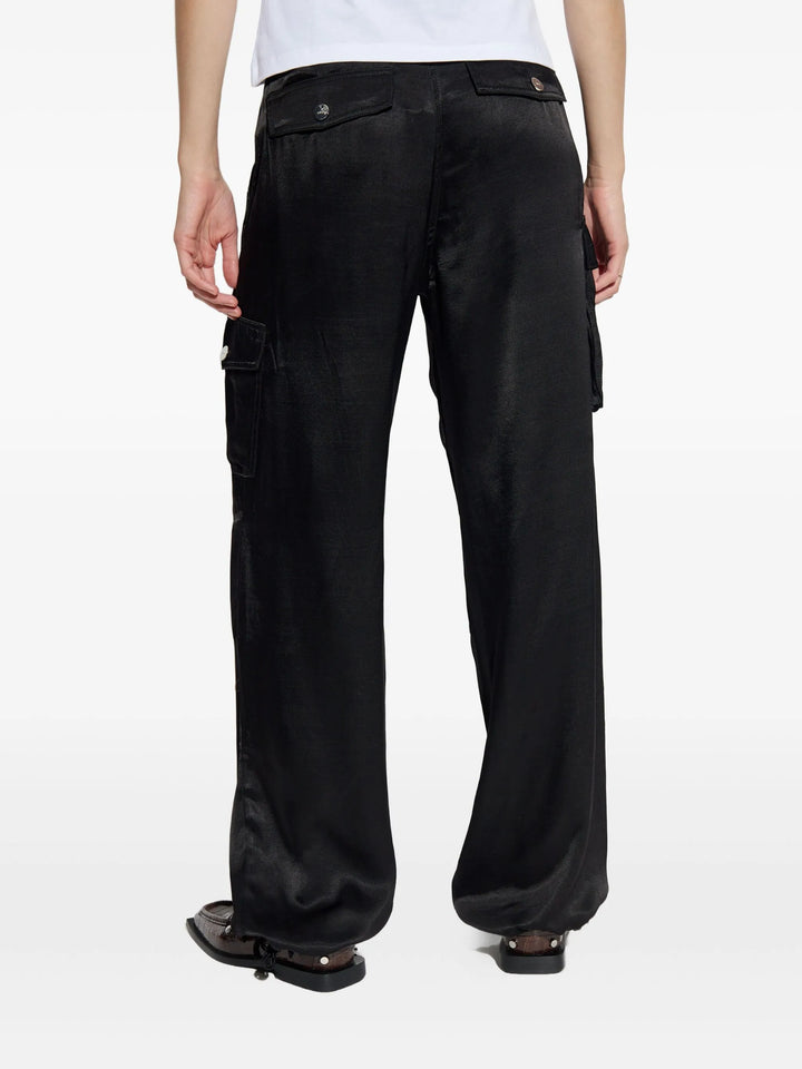 Washed Satin Pants