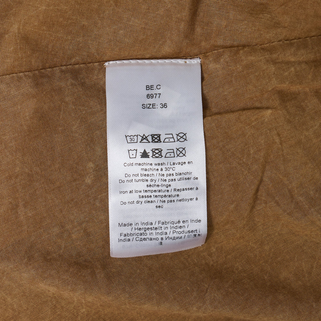 Washed Stretch Cotton Mini Circle Skirt