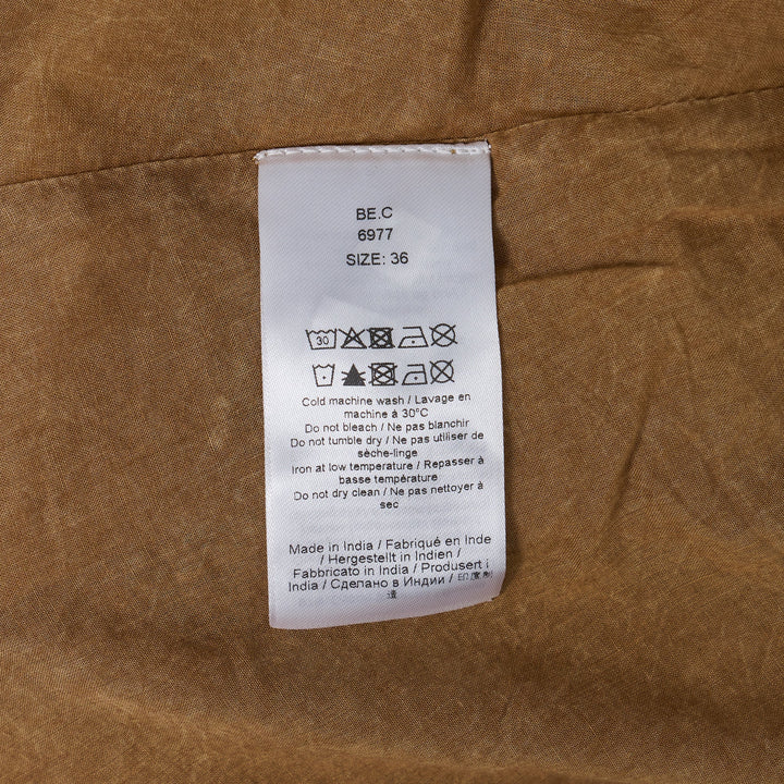 Washed Stretch Cotton Mini Circle Skirt