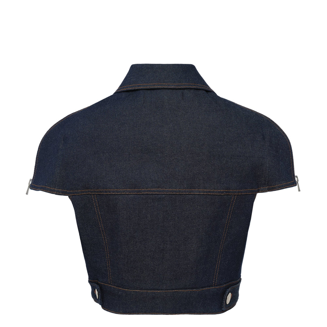 Cape Denim Jacket