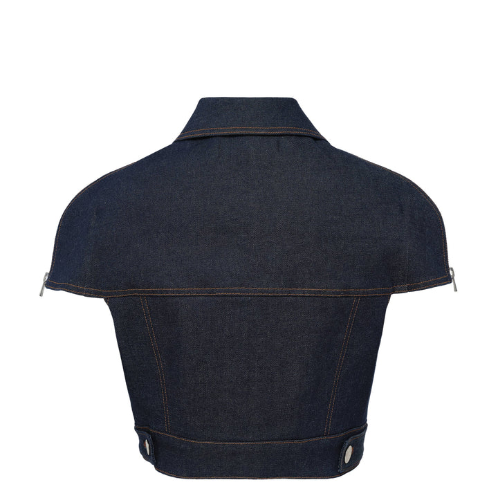 Cape Denim Jacket