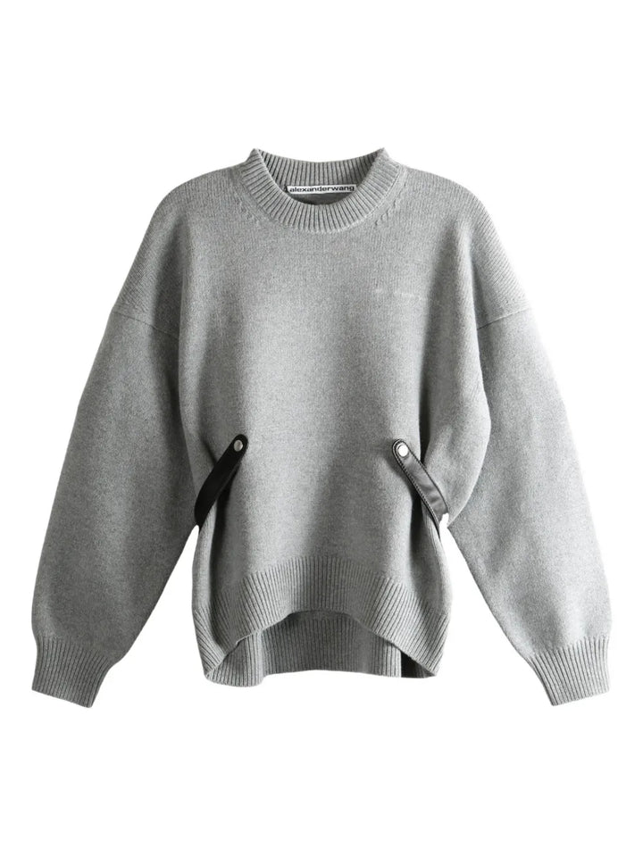 Wool Cotton Crewneck Pullover