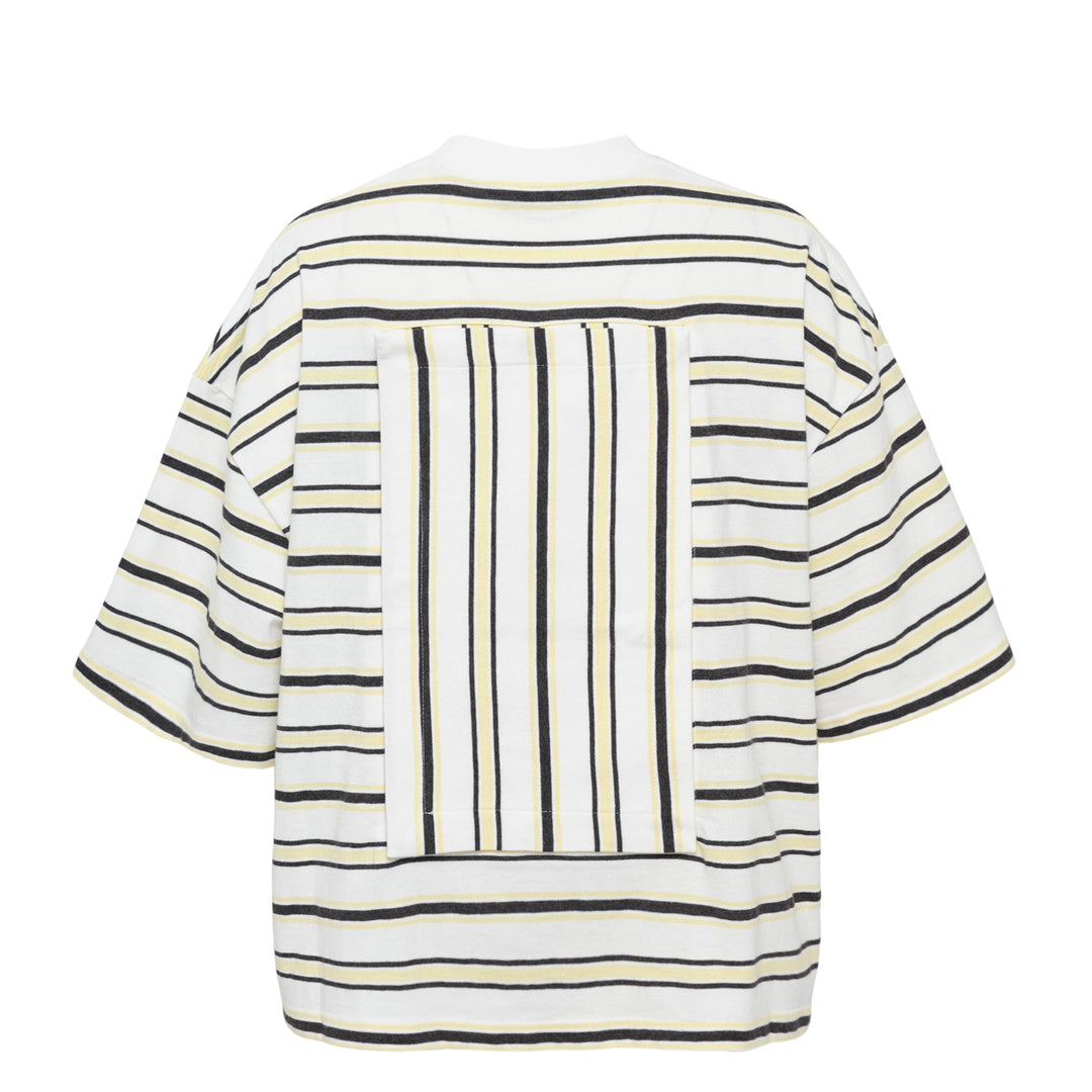 Frame Back Crop Half Sleeve T-Shirt