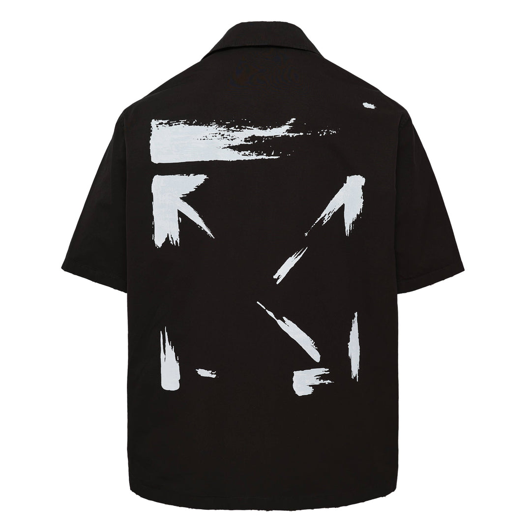 Brush Arrow Poplin Bowling Shirt